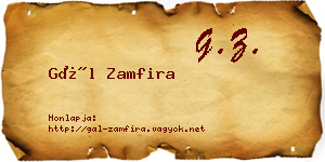 Gál Zamfira névjegykártya